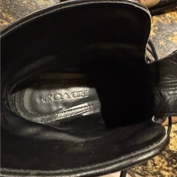 Coach Kaffe Fassett 1941 Tan MultiColor Leather Patchwork Boots Size 7.5B - Picture 11 of 11